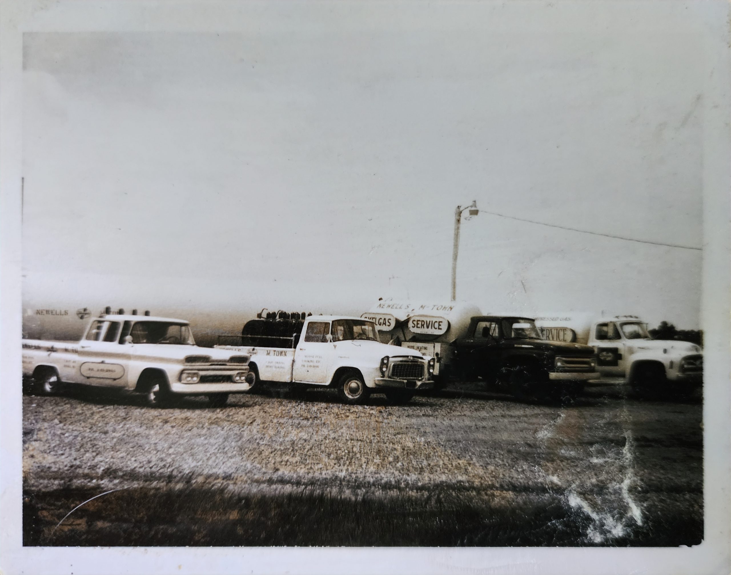Old Newell Gas Trucks