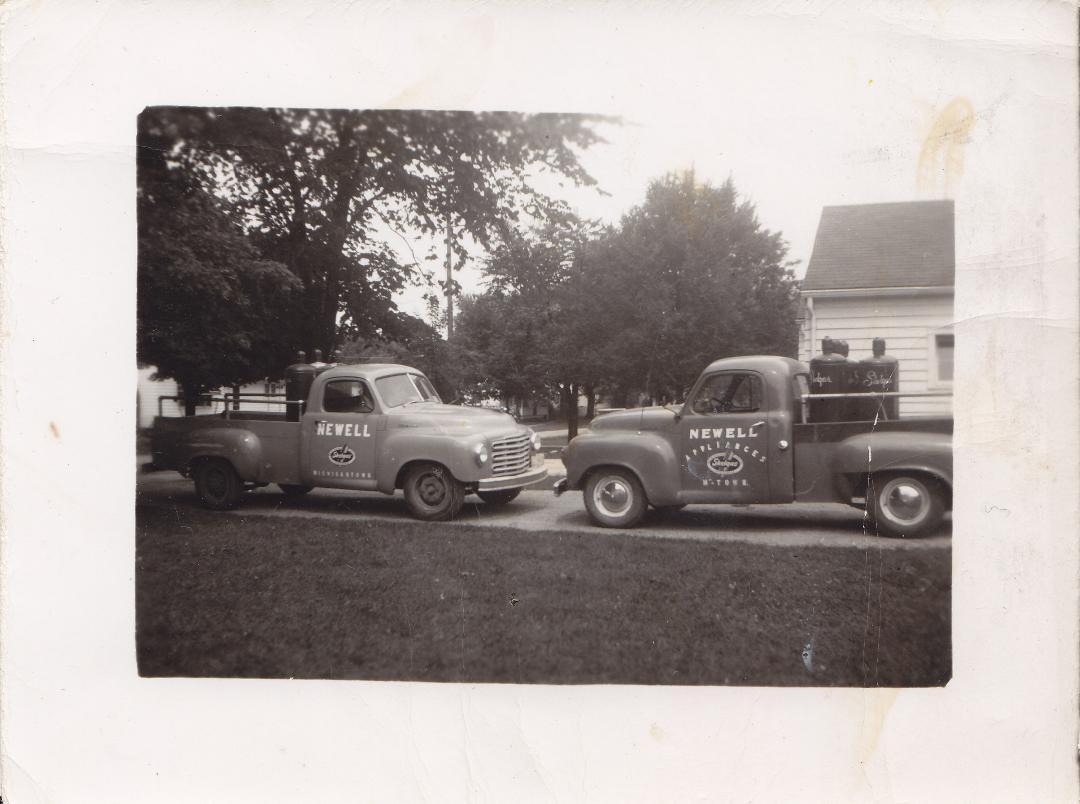 Vintage Newell Gas Trucks